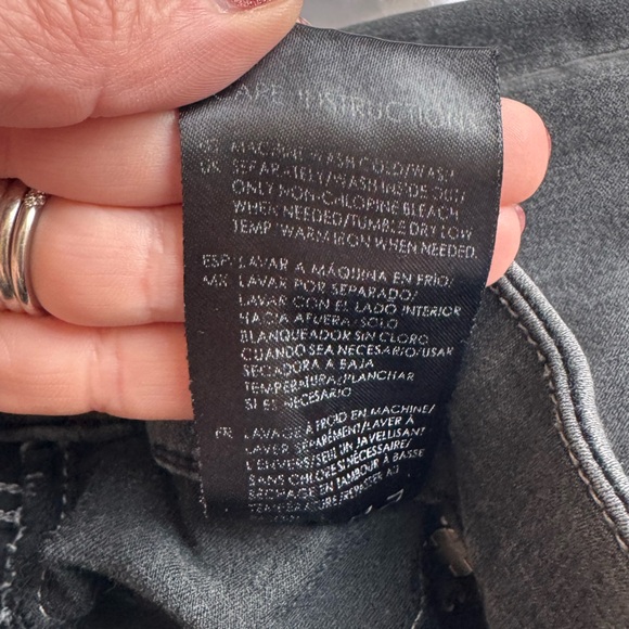 Liverpool Denim Black Wash Legging Jegging Size 10‎ - Picture 11 of 12